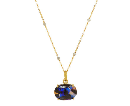 Majestic Orbit Opal Necklace