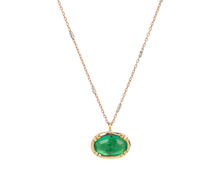 Emerald Orbit Necklace