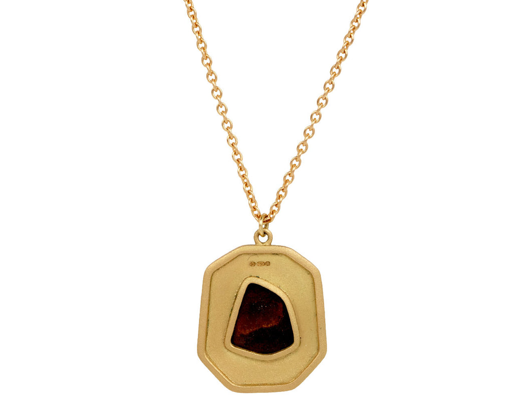 Supernova Opal Sapphire Enamel Necklace