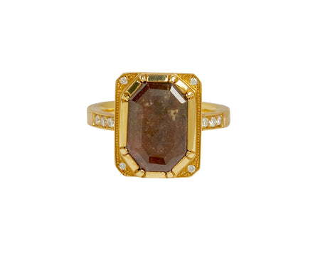 Brooke Gregson Geometric Raw Diamond Ring