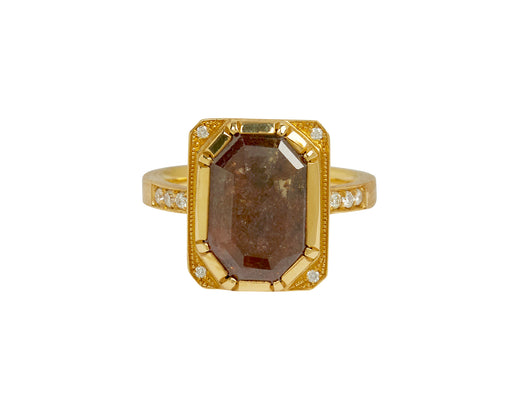Brooke Gregson Geometric Raw Diamond Ring