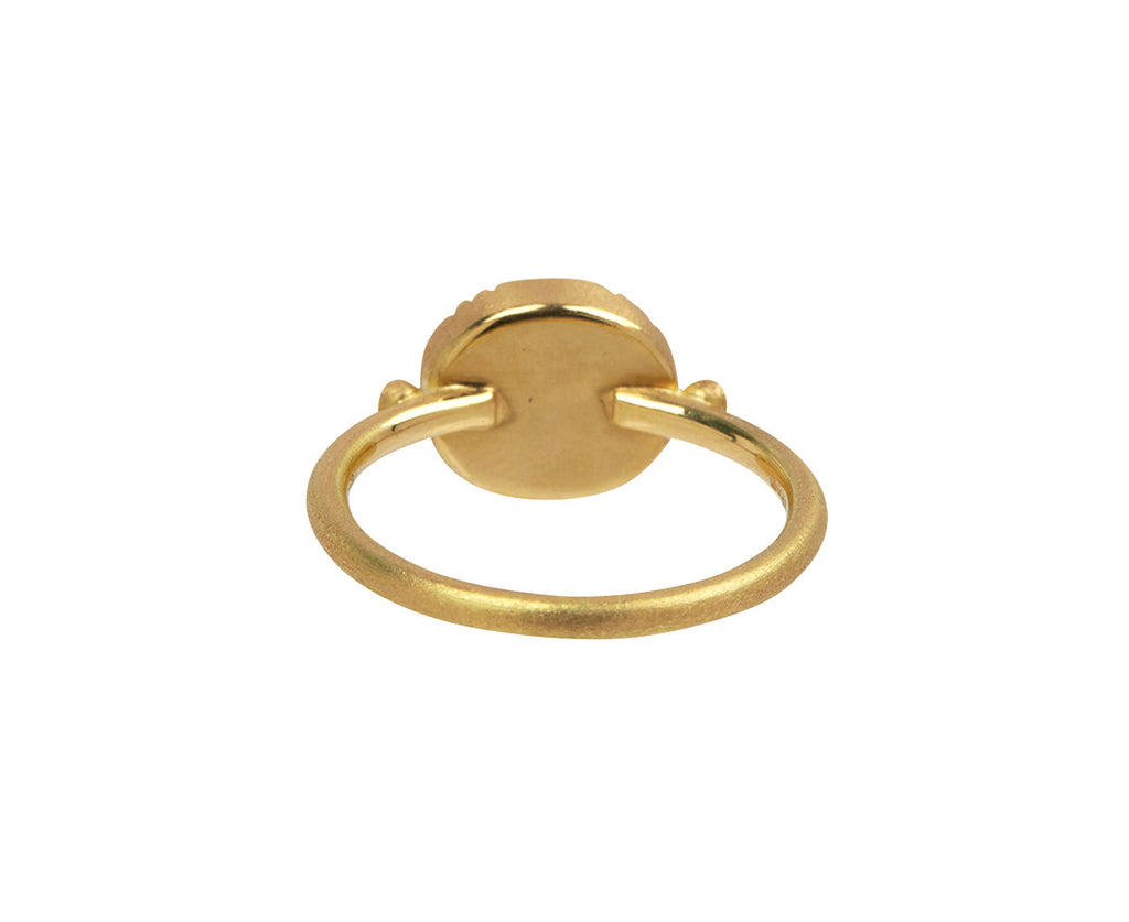 Blue Sapphire Orbit Ring