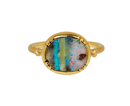 Monet Boulder Opal Orbit Ring - TWISTonline 