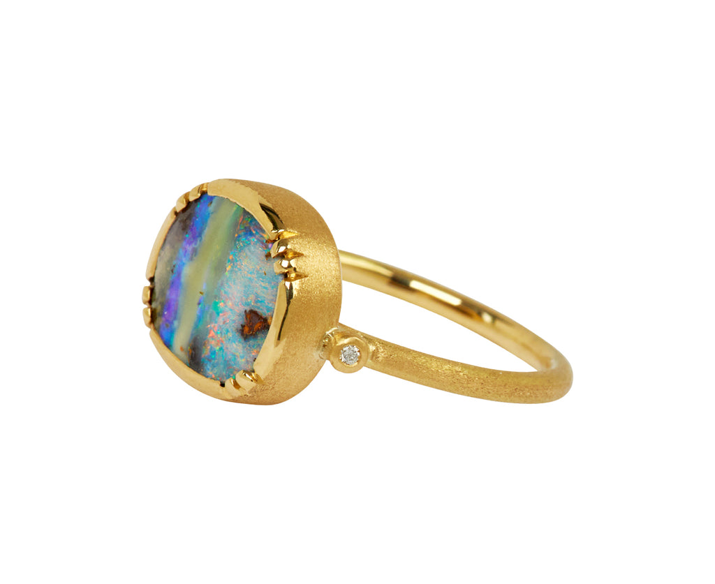 Monet Boulder Opal Orbit Ring - TWISTonline 