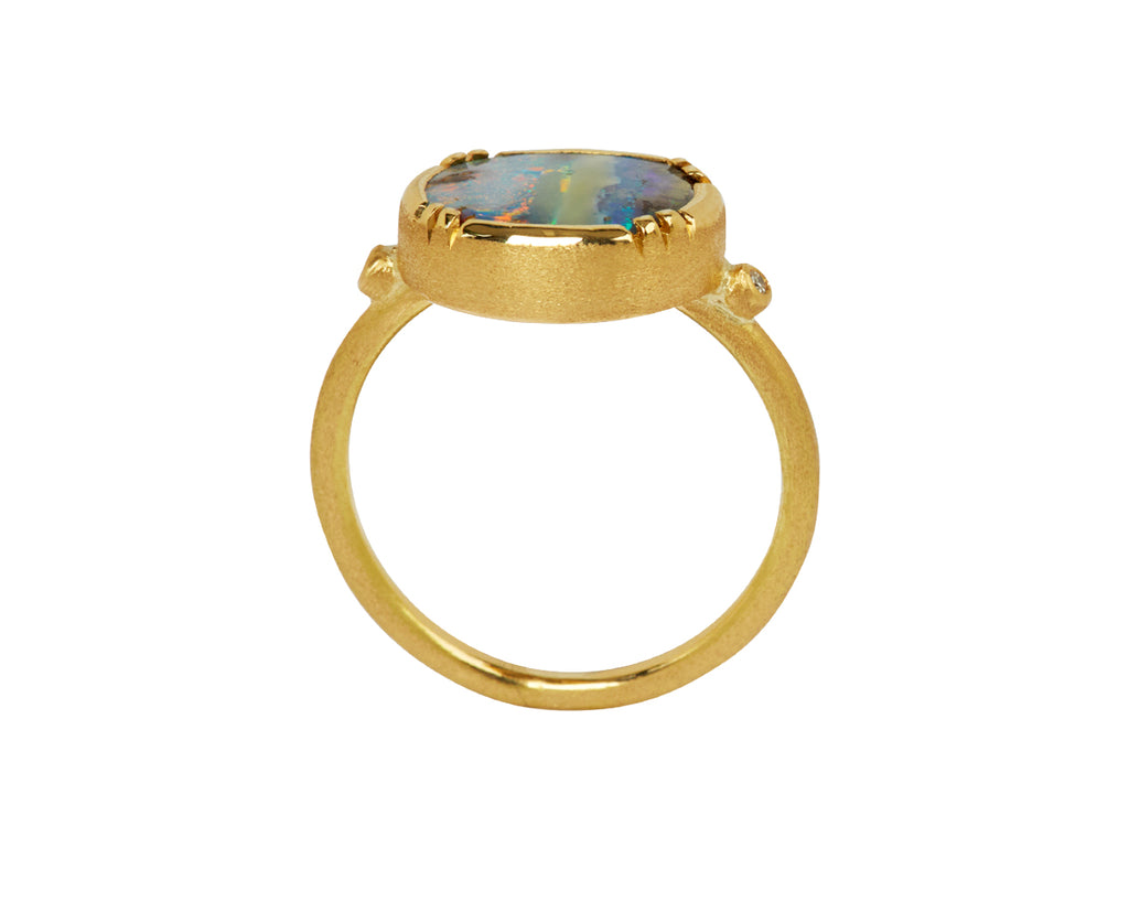 Monet Boulder Opal Orbit Ring - TWISTonline 