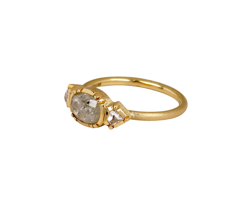 Triple Geo Diamond Ring