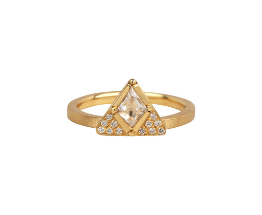 Pyramid Kite Diamond Ring