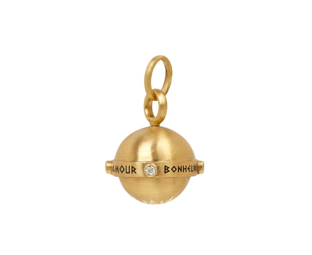 Love, Strength, Health & Happiness Secret Talisman Spinning Orb Pendant ONLY