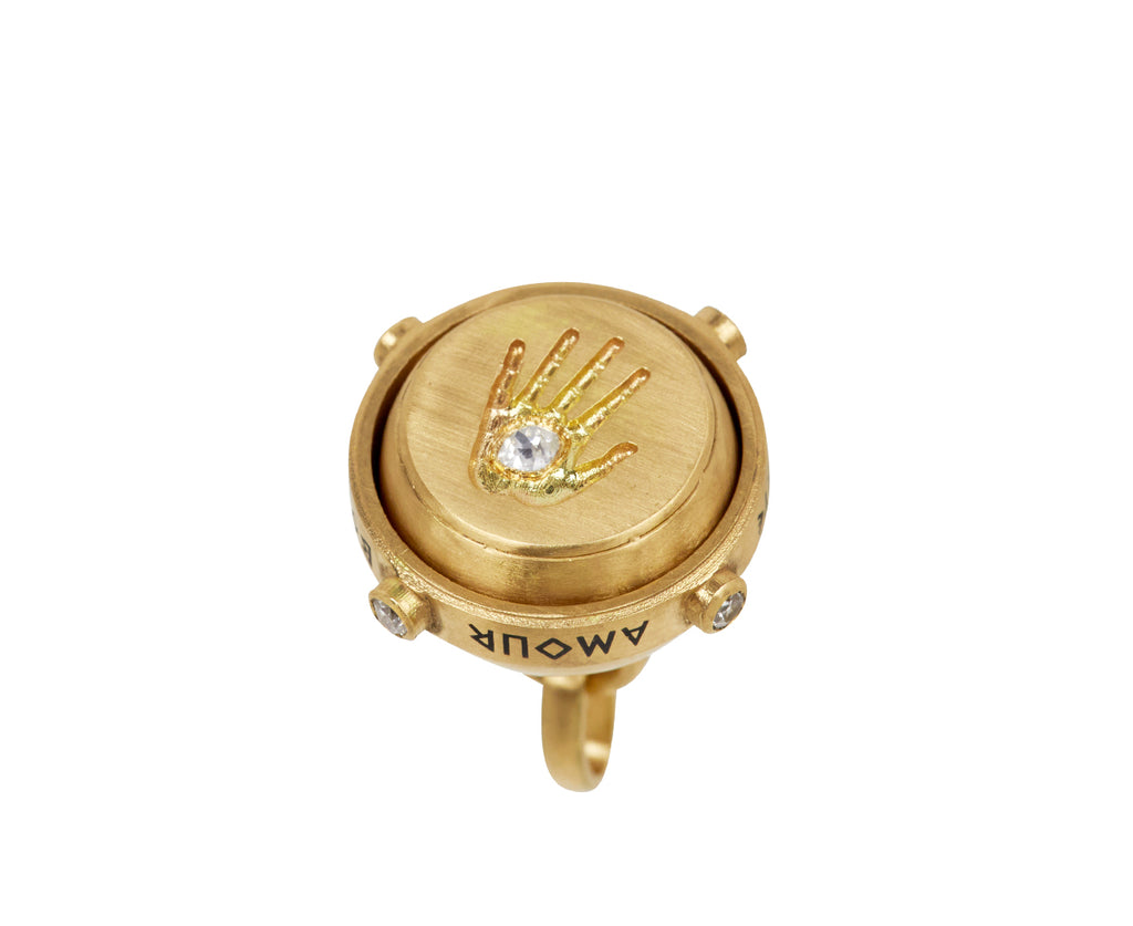 Love, Strength, Health & Happiness Secret Talisman Spinning Orb Pendant ONLY