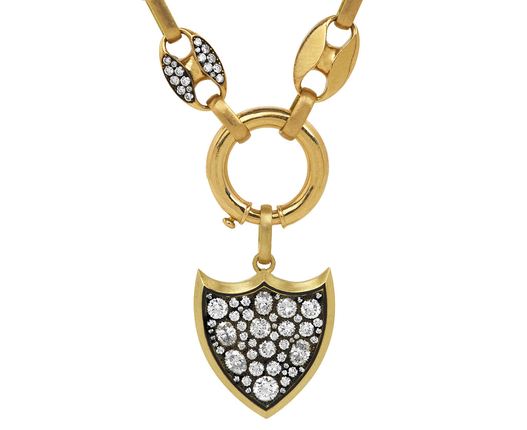 Love & Valor Diamond Shield Talisman Pendant ONLY