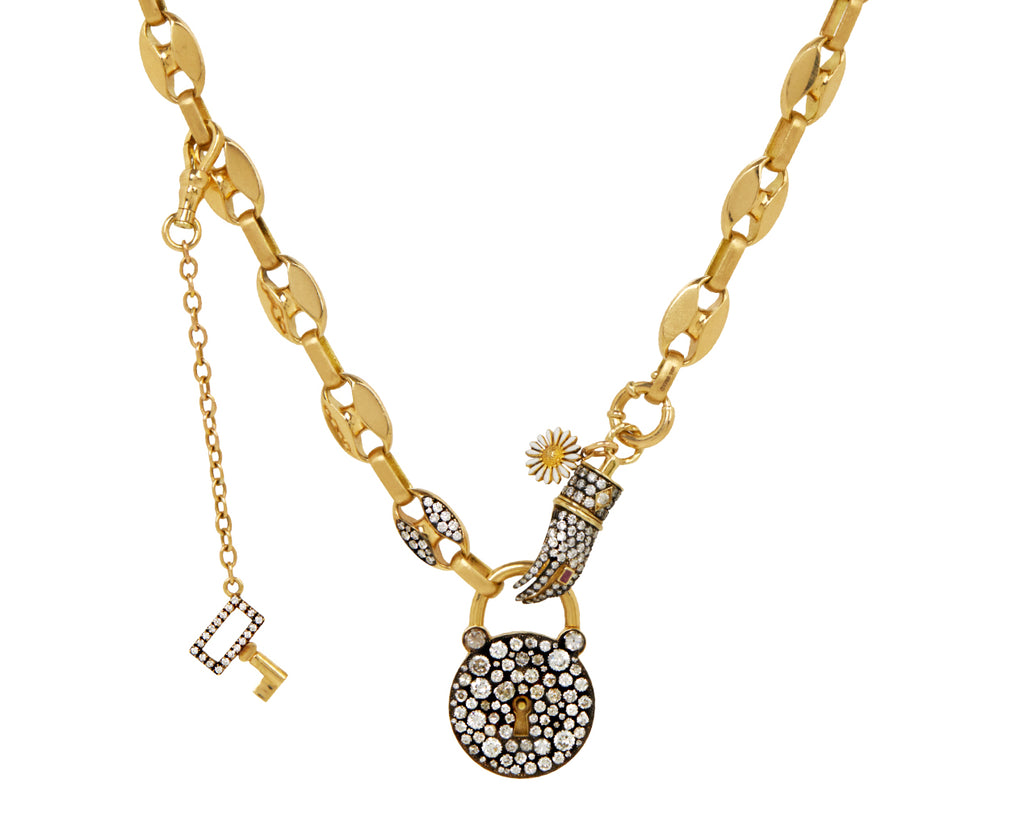 Medium Diamond Loving Hand Mechanical Clasp Pendant ONLY