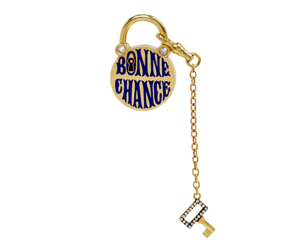 Bonne Chance Padlock Pendant ONLY