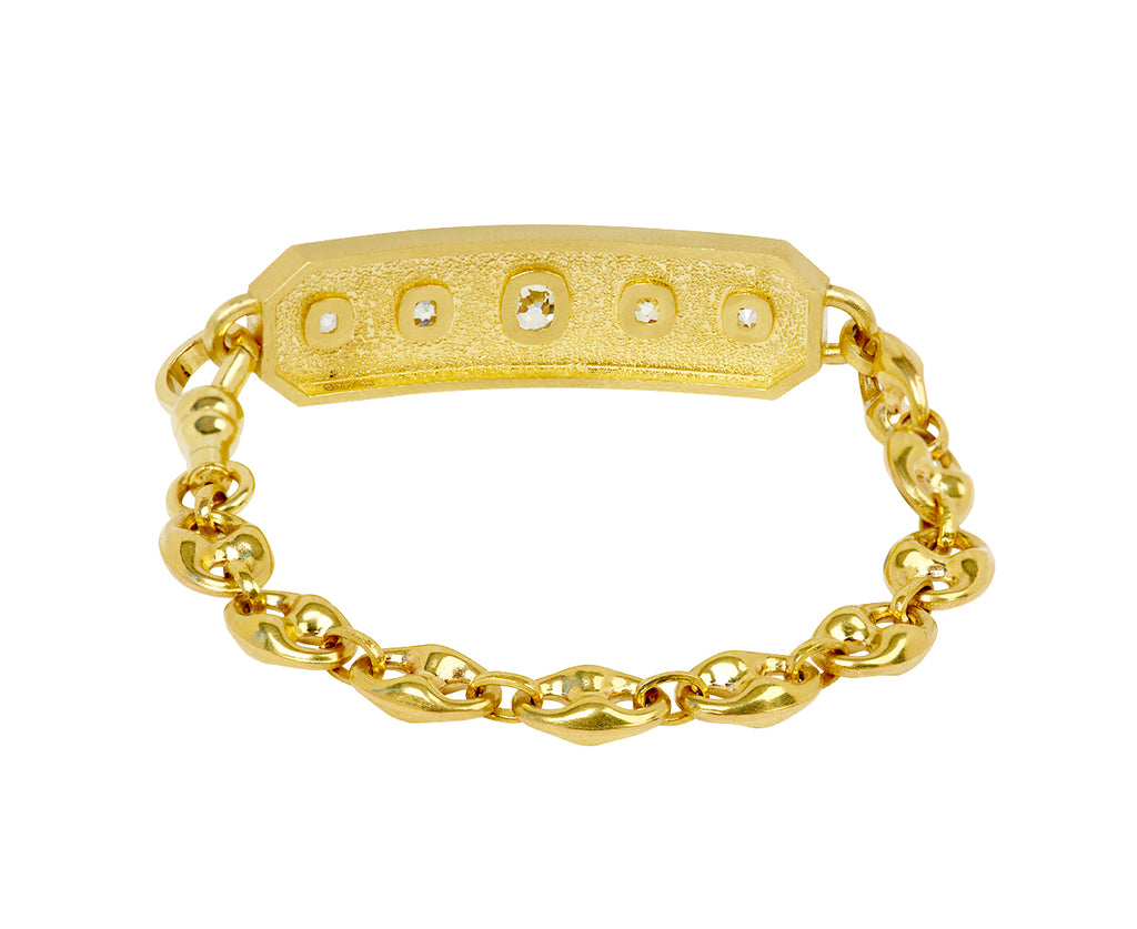 Antique Old Cushion Cut Diamond Asteria Bracelet