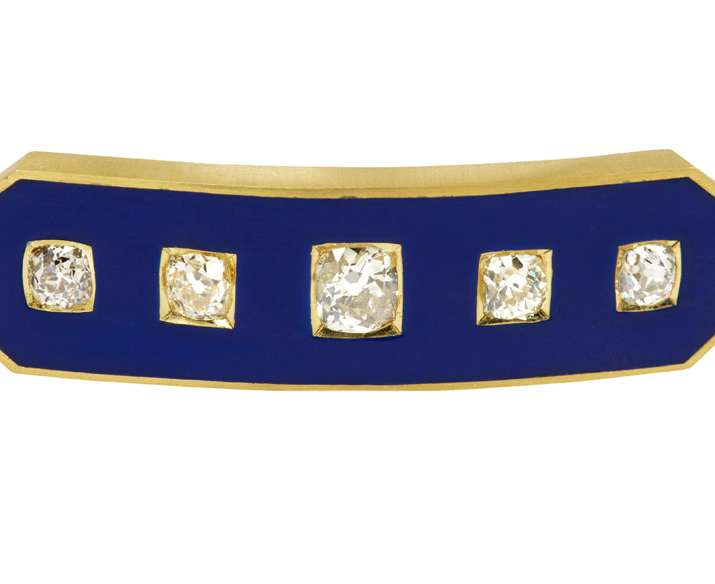 Antique Old Cushion Cut Diamond Asteria Bracelet