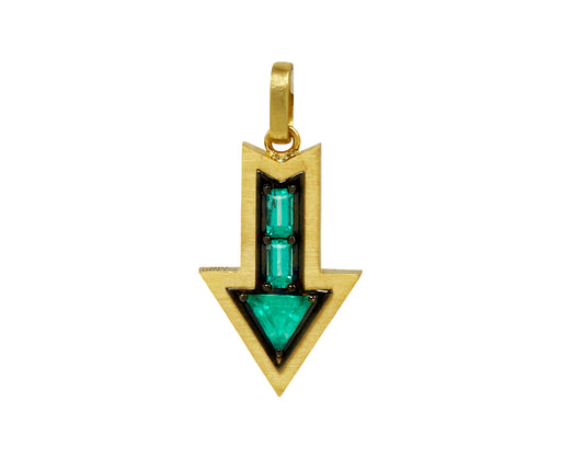 Emerald Arrow Pendant ONLY - TWISTonline 