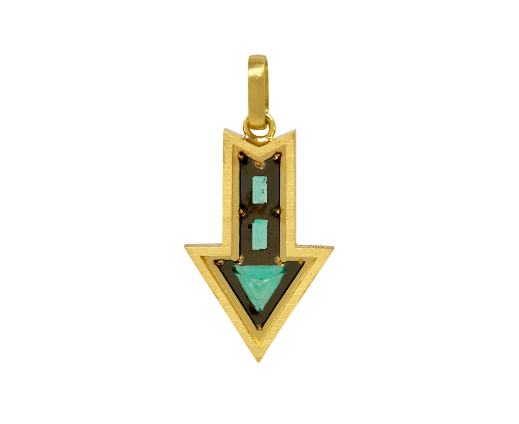Emerald Arrow Pendant ONLY - TWISTonline 