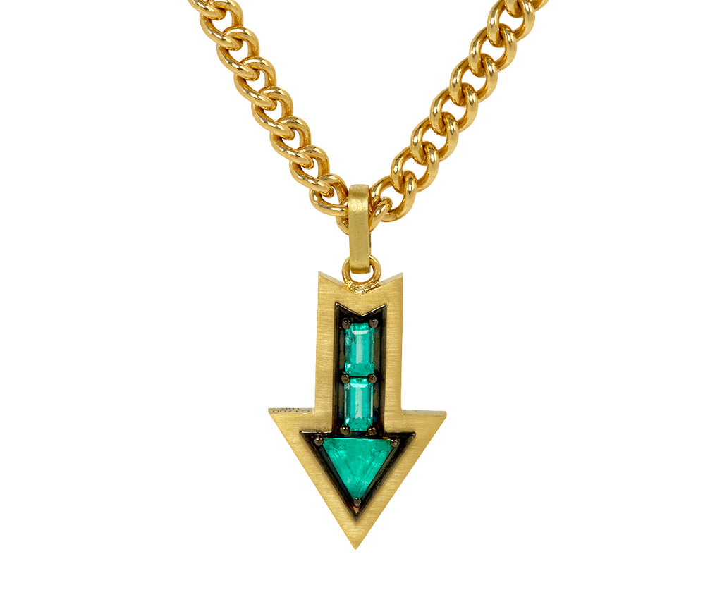 Emerald Arrow Pendant ONLY - TWISTonline 