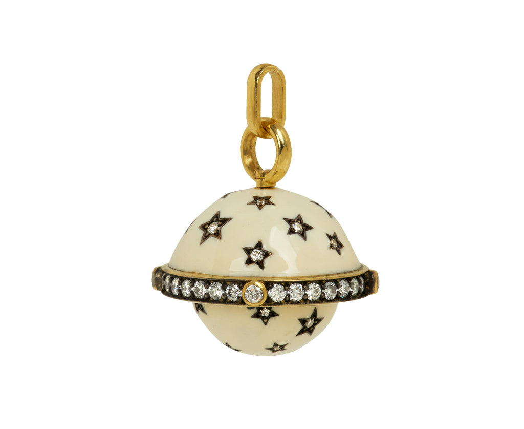 Kismet Diamond & Enamel Secret Talisman Orb Pendant ONLY