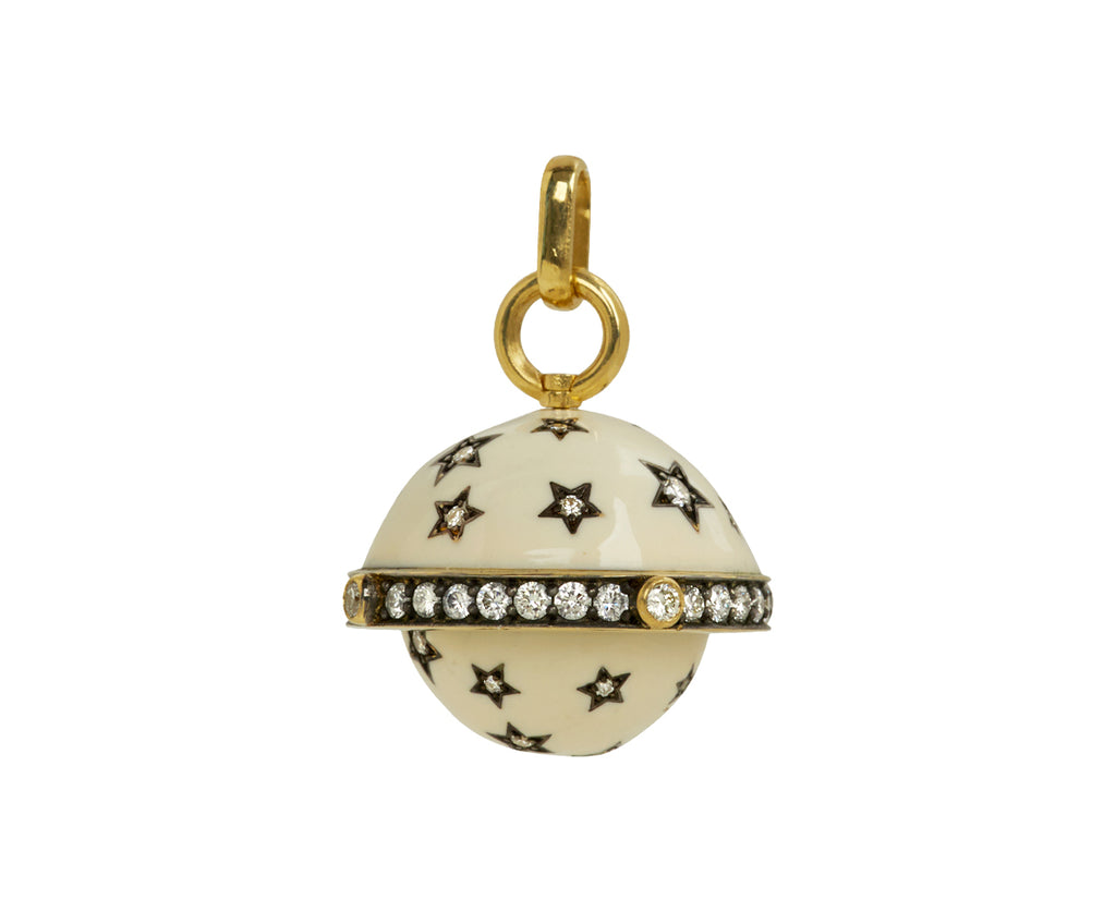 Kismet Diamond & Enamel Secret Talisman Orb Pendant ONLY