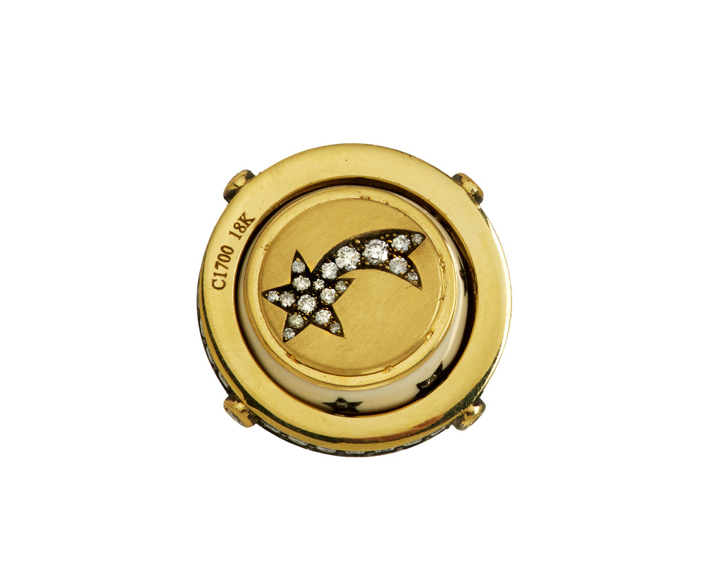 Kismet Diamond & Enamel Secret Talisman Orb Pendant ONLY