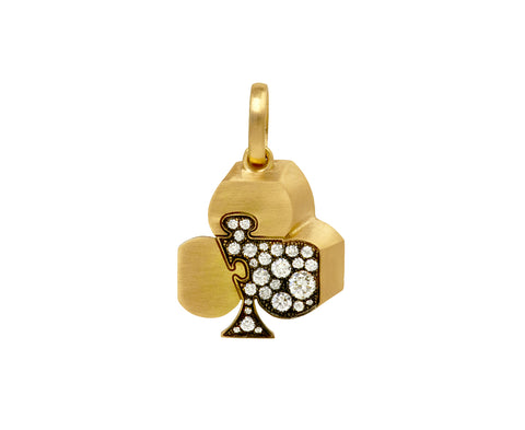 Diamond Club Puzzle Suite Charm Pendant ONLY