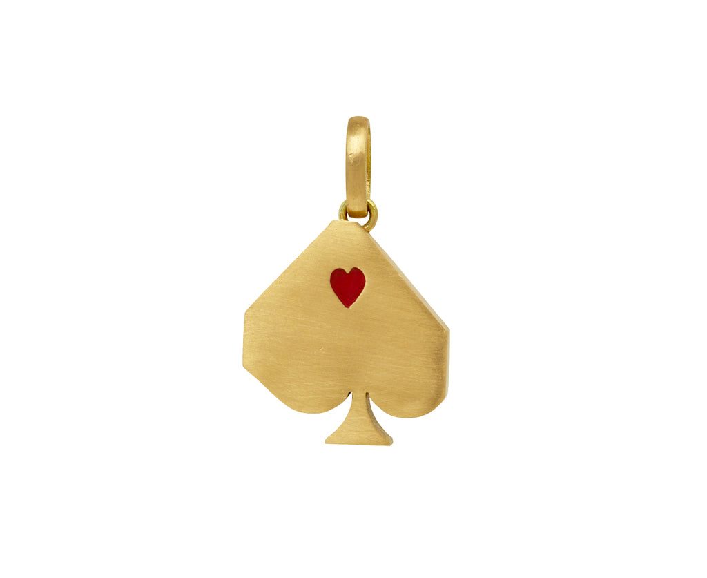 Diamond Spade Puzzle Suite Charm Pendant ONLY