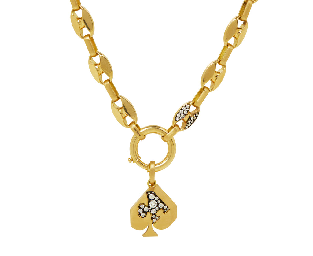 Diamond Spade Puzzle Suite Charm Pendant ONLY