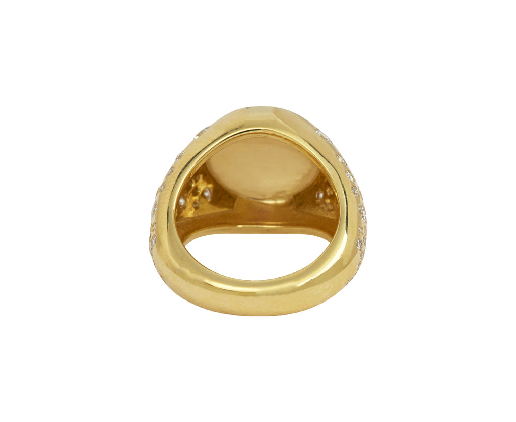 Sands of Destiny Diamond Signet Ring