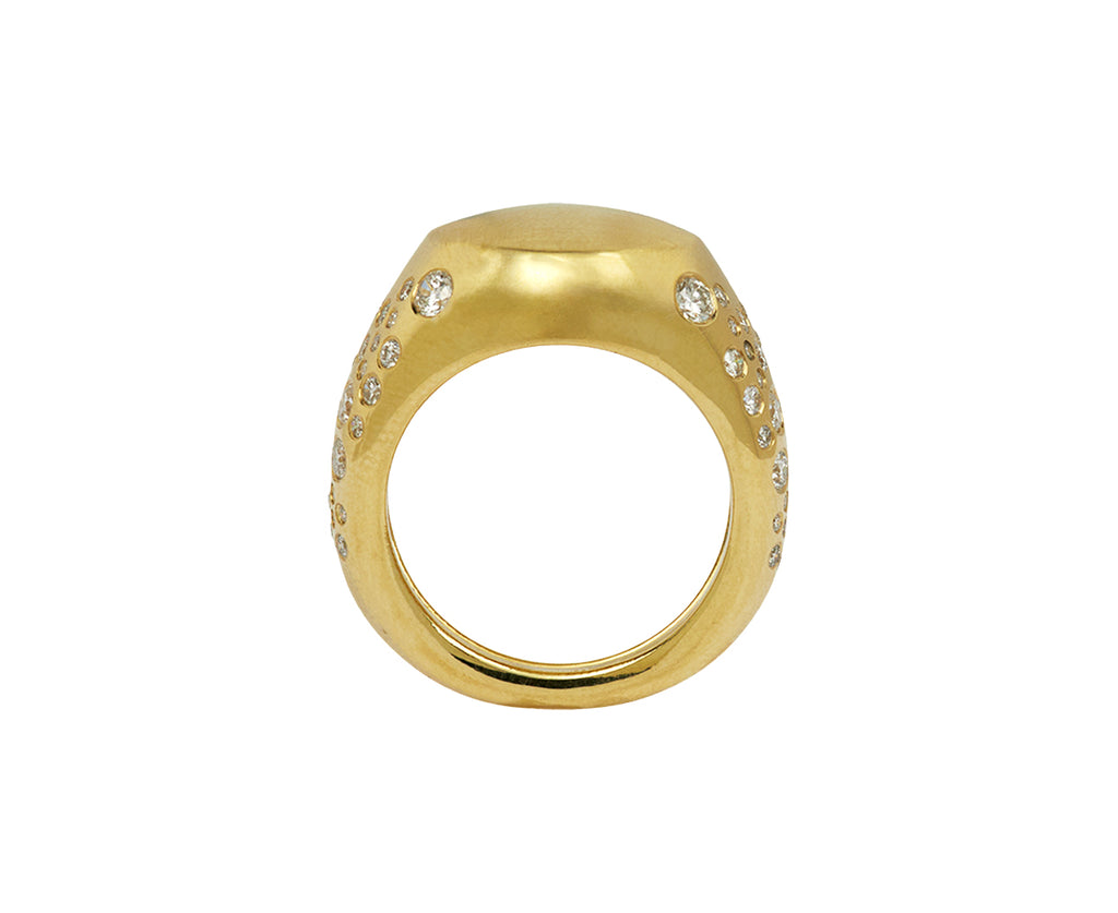 Sands of Destiny Diamond Signet Ring