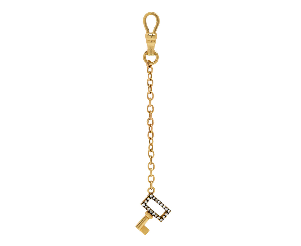 Square Peg in a Round Hole Diamond Padlock Pendant ONLY