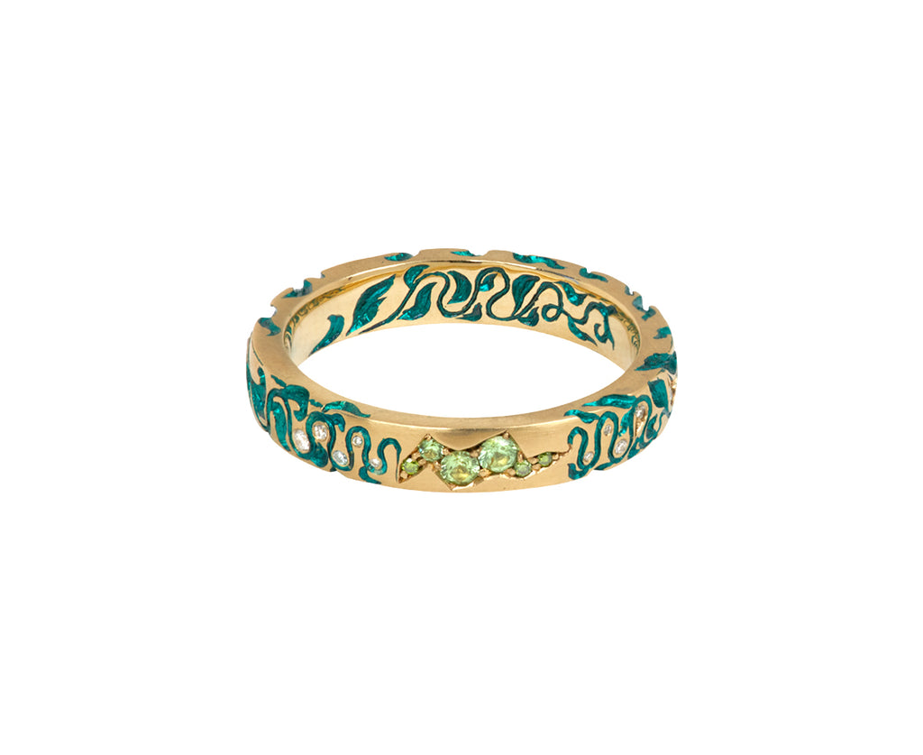 Diamond and Green Ivy Band