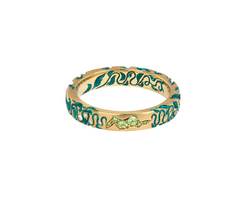 Diamond and Green Ivy Band