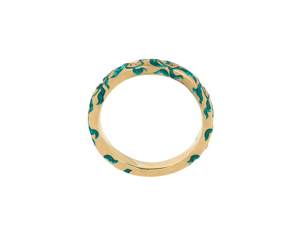 Diamond and Green Ivy Band