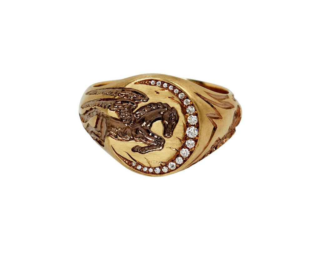Mini Horse Signet Ring