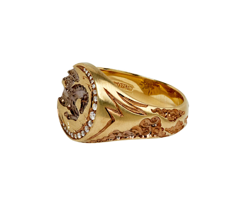Mini Horse Signet Ring