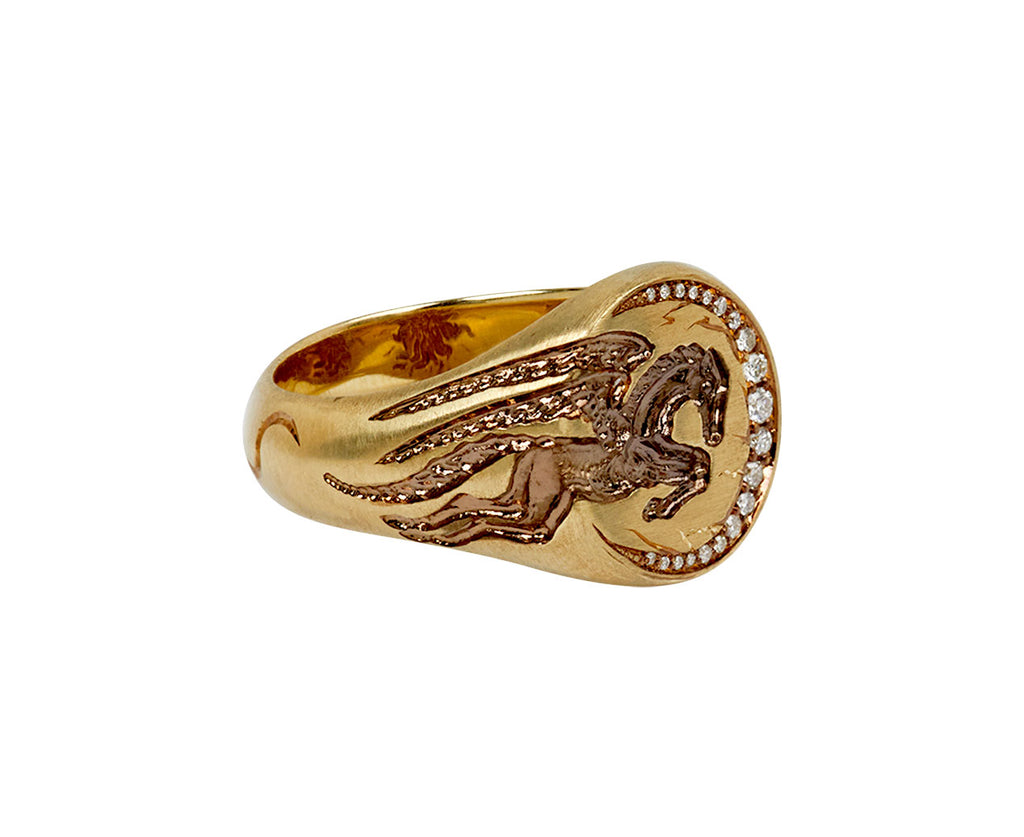 Mini Horse Signet Ring