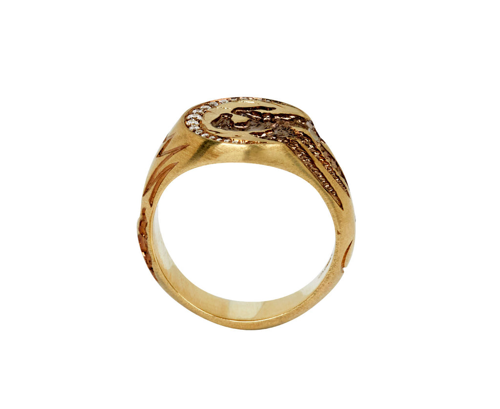 Mini Horse Signet Ring