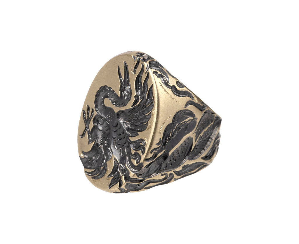 Phoenix Rising Ring Gold Castro Smith Gold Phoenix Ring