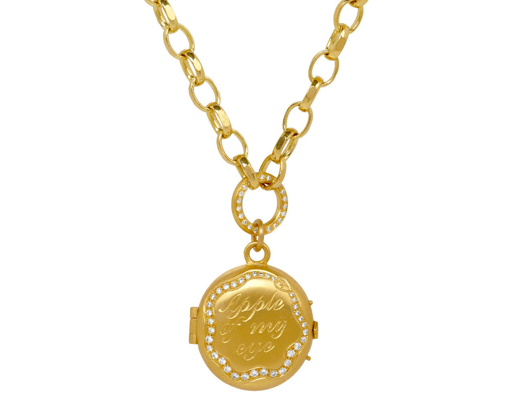 Apple of My Eye Locket Necklace