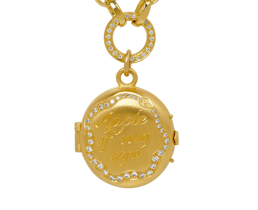 Apple of My Eye Locket Necklace