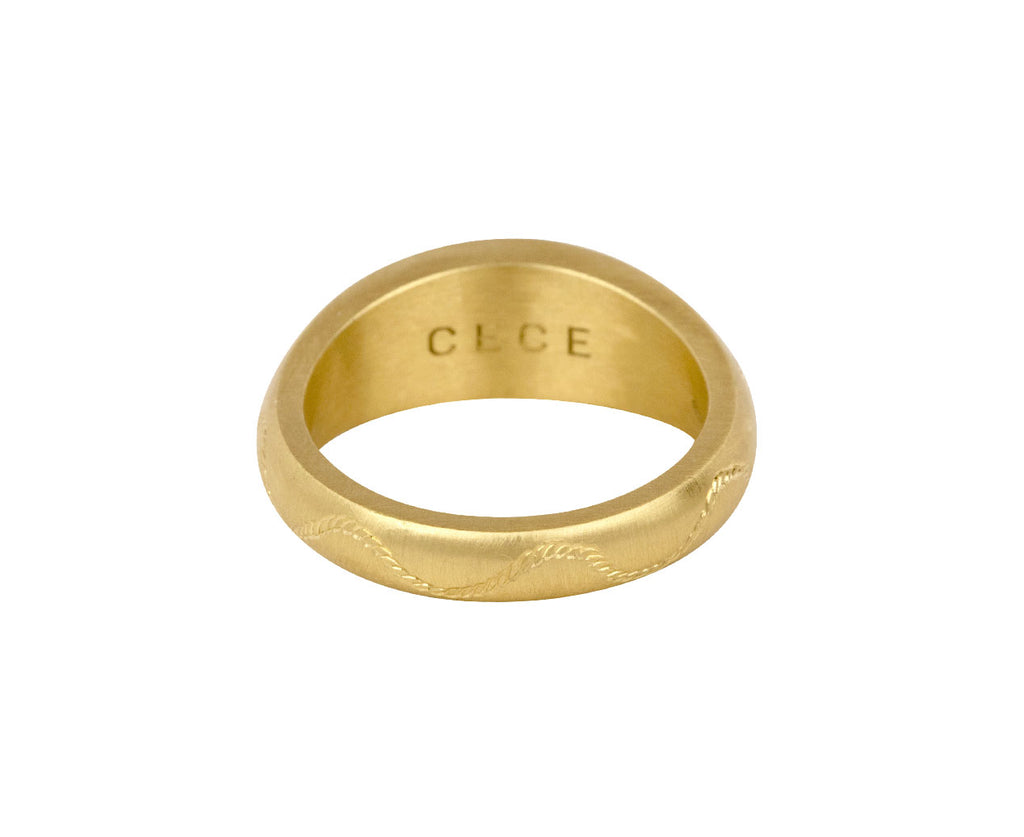 Blue Sapphire Anchored Forever Ring