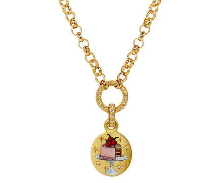 Cece Jewelry A Piece Of Cake Pendant Necklace