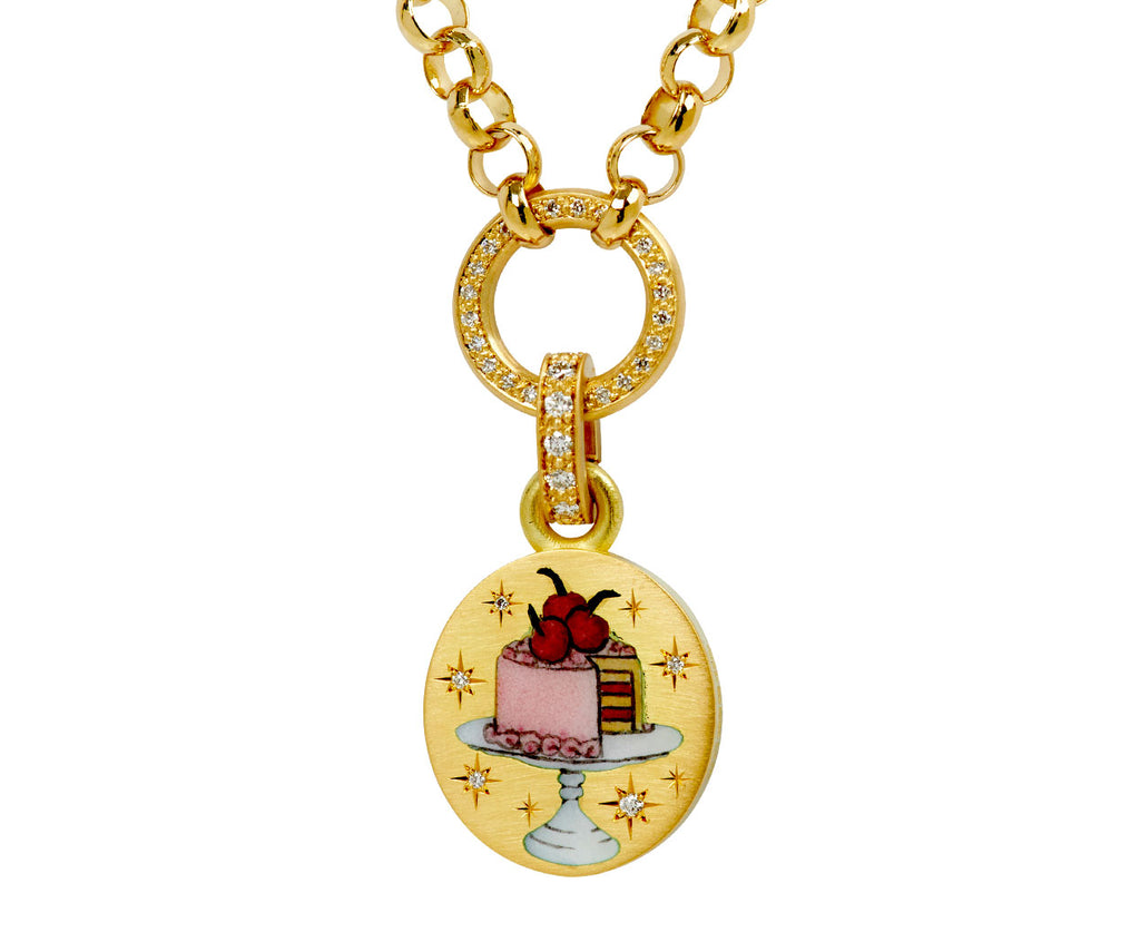 A Piece Of Cake Pendant Necklace