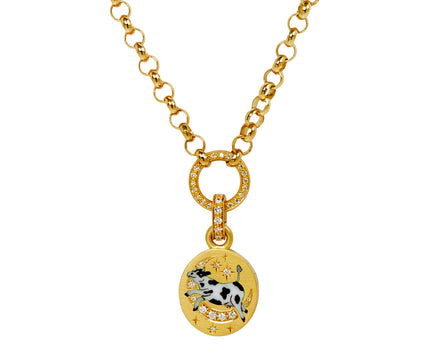 Over The Moon Pendant Necklace