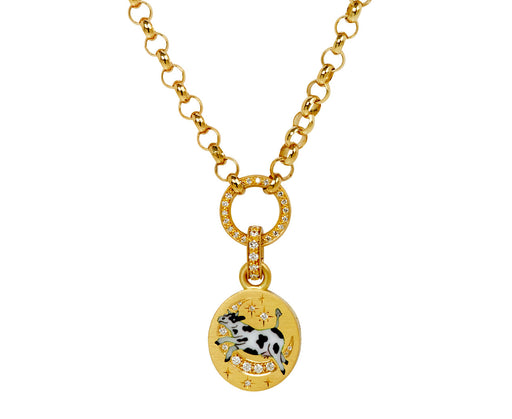 Over The Moon Pendant Necklace
