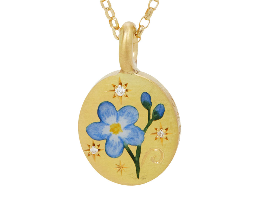 The Forget Me Not Pendant Necklace