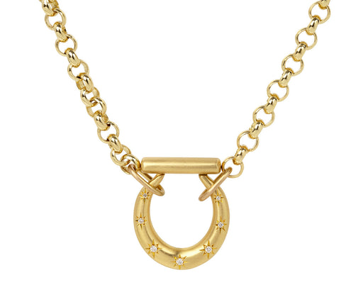 Large Horseclip Chain Necklace