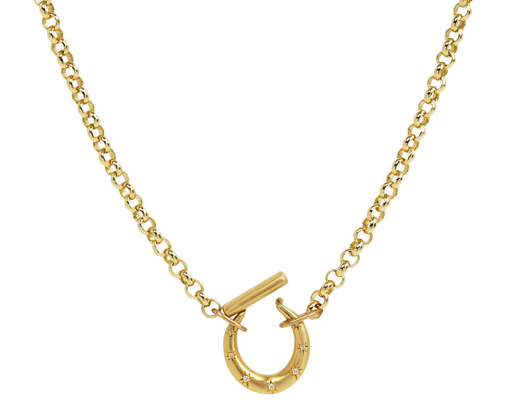 Large Horseclip Chain Necklace