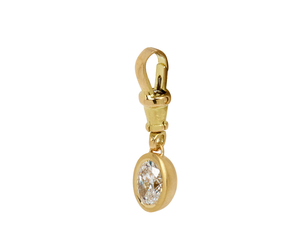 Medium Oval Diamond Secrets of the Sea Charm Pendant ONLY
