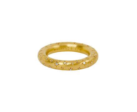 Among the Stars Studded Diamond Band